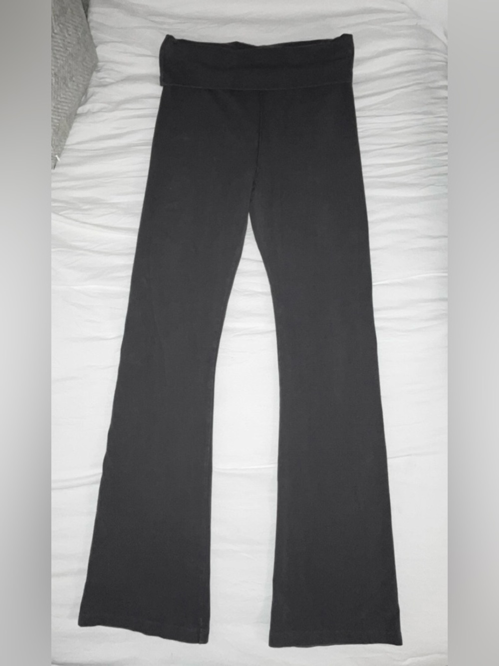 Women's gray Fold-Over Waist Yoga Pants from Victoria’s Secret